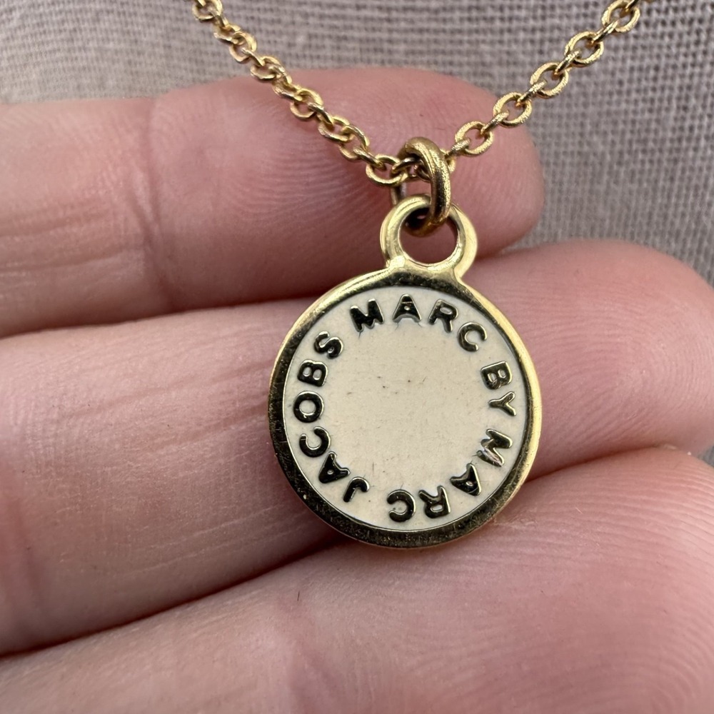 Vintage Marc Jacobs‎ Necklace Gold Tone 17"